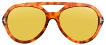 Tom Ford FT0141 Henri Sunglasses Sunglasses - O53E Shiny Light Havana