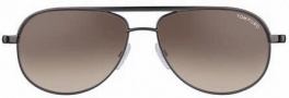 Tom Ford FT0143 Mathias Sunglasses Sunglasses - O08F shiny Antracite