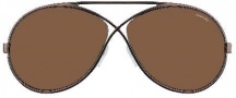 Tom Ford FT0154 Georgette Sunglasses Sunglasses - O36J Shiny Bronze