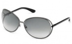 Tom Ford FT0158 Clemence Sunglasses Sunglasses - O08B Shiny Antracite