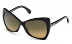 Tom Ford FT0175 Nico Sunglasses Sunglasses - O01P Shiny Black