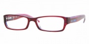DKNY DY4587 Eyeglasses Eyeglasses - (3404) Striped Red-Transparent Blue