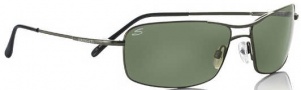 Serengeti Firenze Sunglasses Sunglasses - 7112 Satin Dark Gunmetal-Shiny Gunmetal / Polarized 555nm 