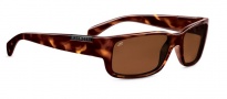 Serengeti Merano Sunglasses Sunglasses - 7239 Shiny Black / Polarized 555nm