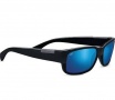 Serengeti Merano Sunglasses Sunglasses - 8267 Satin / Shiny Black / Polarized 555nm Blue