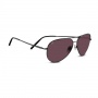 Serengeti Medium Aviator Sunglasses Sunglasses - 8088 Shiny Gunmetal / Polarized Sedona