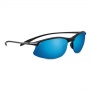 Serengeti Maestrale Sunglasses Sunglasses - 8122 Metallic Black / Polarized phd Blue