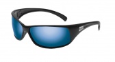 Bolle Recoil Sunglasses Sunglasses - 11051 Shiny Black / Polarized Offshore Blue