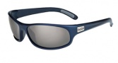 Bolle Anaconda Sunglasses Sunglasses - 11672 Matte Blue / Polarized TNS Gunmetal oleo AF