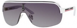 Carrera Topcar 1/S Sunglasses Sunglasses - 0KC0 White Crystal Black / VK Gray Gradient Lens