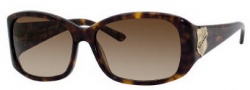 Juicy Couture Bruton Sunglasses Sunglasses - 0086 Tortoise (Y6 brown gradient lens)
