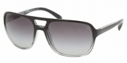Prada PR 25MS Sunglasses Sunglasses - ZXA3M1 Black Gradient Gray / Gray Gradient 