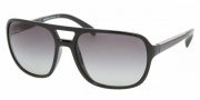 Prada PR 25MS Sunglasses Sunglasses - 1AB3M1 Gloss Black / Gray Gradient