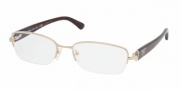 Prada PR 52NV Eyeglasses Eyeglasses - AB61O1 Pale Gold