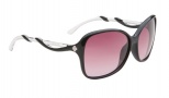 Spy Optic Fiona Sunglasses Sunglasses - Black with Clear / Merlot Fade Lens
