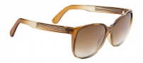 Spy Optic Clarice Sunglasses Sunglasses - Crystal Clear Frame / Navy Fade Lens