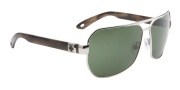 Spy Optic Rosewood Sunglasses Sunglasses - Silver with Black Tortosie / Grey Green Lens