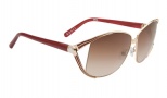 Spy Optic Kaori Sunglasses Sunglasses - Gold with Cherry Red / Bronze Fade