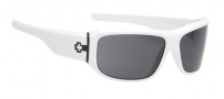 Spy Optic Lacrosse Sunglasses Sunglasses - Shiny White Frame / Grey Polarized Lens