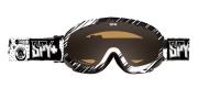 Spy Optic Soldier Goggles - Mirror Lenses Goggles - White / Bronze with Silver Mirror +Yellow