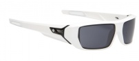 Spy Optic HSX Sunglasses Sunglasses - Shiny White Frame / Grey Polarized