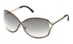 Tom Ford FT 0179 Sunglasses - RICKIE Sunglasses - O01B Shiny Black / Gradient Smoke