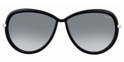 Tom Ford FT 0161 Sabrina Sunglasses Sunglasses - O11B Shiny Black