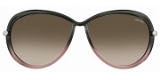 Tom Ford FT 0161 Sabrina Sunglasses Sunglasses - O95P Grey / Green