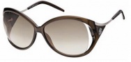 Roberto Cavalli RC573S Sunglasses Sunglasses - O48F Transparent Brown