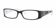 Vogue 2593 Eyeglasses Eyeglasses - 1306 BLACK TOP ON WHITE DEMO LENS