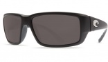 Costa Del Mar Fantail Sunglasses Black Frame Sunglasses - Green Mirror / 580G