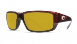 Costa Del Mar Fantail Sunglasses Tortoise Frame Sunglasses - Amber / 580P