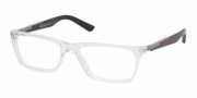 Prada PS 01BV Eyeglasses Eyeglasses - 2AZ1O1 CRYSTAL DEMO LENS