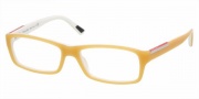 Prada PS 11AV Eyeglasses Eyeglasses - GP41O1 TOP GORSE/WHITE DEMO LENS