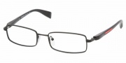 Prada PS 50BV Eyeglasses Eyeglasses - 1BO1O1 MATTE BLACK DEMO LENS