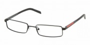 Prada PS 52AV Eyeglasses Eyeglasses - 1BO1O1 MATTE BLACK DEMO LENS