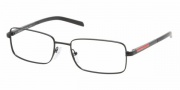 Prada PS 56AV Eyeglasses Eyeglasses - 1BO1O1 MATTE BLACK DEMO LENS