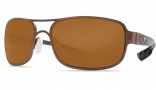 Costa Del Mar Grand Isle Sunglasses - Gold Frame Sunglasses - Amber Glass / Costa 400