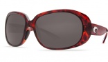 Costa Del Mar Hammock Sunglasses - Tortoise Frame Sunglasses - Blue Mirror Glass / Costa 580
