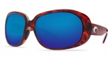 Costa Del Mar Hammock Sunglasses - Tortoise Frame Sunglasses - Amber Poly. / Costa 580
