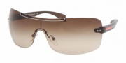 Prada PS 02MS Sunglasses Sunglasses - BRS6S1 TOP MAHOGANY-DEMI MATTE MORO BROWN GRADIENT