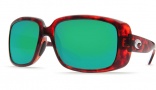 Costa Del Mar Little Harbor Sunglasses - Tortoise Frame Sunglasses - Copper Poly. / Costa 580