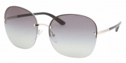 Prada PR 53NS Sunglasses Sunglasses - 1BC3M1 SILVER GRAY GRADIENT