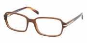 Prada PR 08NV Eyeglasses Eyeglasses - 7JQ1O1 BROWN DEMO LENS