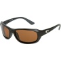Costa Del Mar Tag Sunglasses - Black Frame Sunglasses - Gray Poly. / Costa 580