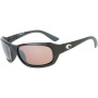 Costa Del Mar Tag Sunglasses - Black Frame Sunglasses - Blue Mirror Glass / Costa 580