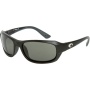 Costa Del Mar Tag Sunglasses - Black Frame Sunglasses - Green Mirror Glass / Costa 580