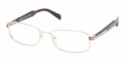 Prada PR 57NV Eyeglasses Eyeglasses - ZVN1O1 PALE GOLD DEMO LENS