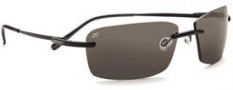 Serengeti Parma Sunglasses Sunglasses - 7446 Satin Black / Polar PhD CPG