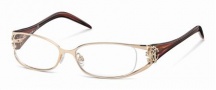 Roberto Cavalli RC0479 Eyeglasses Eyeglasses - 028 - Rose gold- melange green/rose 
